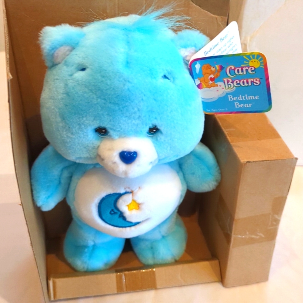 1982 13in Care bear NIB WITH 2VIDEOS